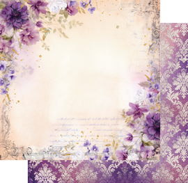 Uniquely Creative - Ultraviolet Delight - 12x12 Pattern Paper - Very Violet