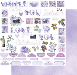 Uniquely Creative - Ultraviolet Delight - 12x12 Pattern Paper - Simple Life