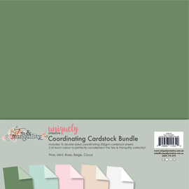 Uniquely Creative - Tea & Tranquility - 12x12 Coordinating Cardstock Bundle (10pk)