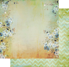 Uniquely Creative - Delighted Curiosities - 12x12 Pattern Paper - Pressed Botanicals
