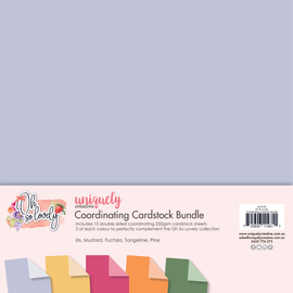 Uniquely Creative - Oh So Lovely - 12x12 Coordinating Cardstock Bundle (10pk)