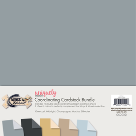 Uniquely Creative - Wings & Wheels - 12x12 Coordinating Cardstock Bundle (10pk)