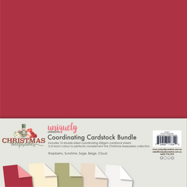 Uniquely Creative - Christmas Keepsakes - 12x12 Coordinating Cardstock Bundle (10pk)