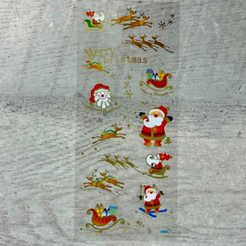 Upikit - Card Making Stickers - Christmas Santa