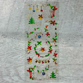 Upikit - Card Making Stickers - Christmas Wreath