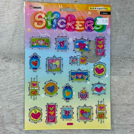 Upikit - Sticker Sheet - Heart Frame