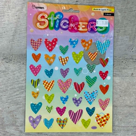 Upikit - Sticker Sheet - Hearts
