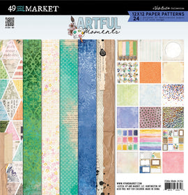 **Pre-Order** 49 and Market - Artful Moments - 12x12 Paper Pad (24 Sheets) (ETA Beg April 26)