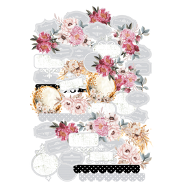 Uniquely Creative - Vintage Walls - Vellum Creative Cuts (Ephemera)