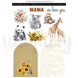 Uniquely Creative - Mother's Day Mama - A4 Cut-A-Part Sheet