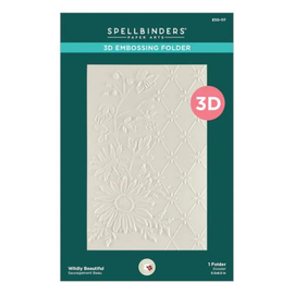 Spellbinders - 3D Embossing Folder - Wildly Beautiful (5.5x8.5in)