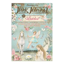 Stamperia - Wonderland - Junk Journal Book (Backgrounds, Stickers & Lasercuts) (16 Pages)