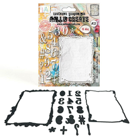 AALL & Create - Dies #32 - Numberama (18 dies)