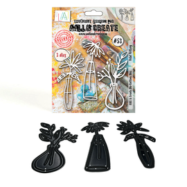 AALL & Create - Dies #53 - Petal Pottery (3 dies)