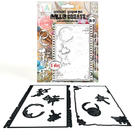 AALL & Create - Dies #91 - Film Drip (8 Dies)