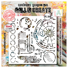 AALL & Create - 6x6 - Stencil #244 - Astral Echoes