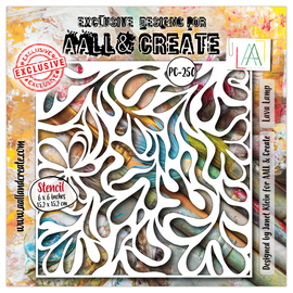 AALL & Create - 6x6 - Stencil #250 - Lava Lamp
