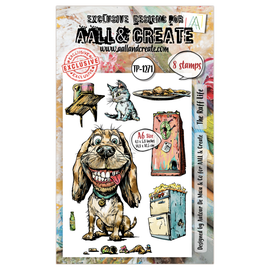 AALL & Create - A6 Photopolymer Clear Stamp Set #1271 - The Ruff Life (8pcs)