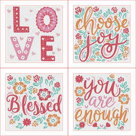 Diamond Dotz - Mini Dotz - Love Blessings (Value 4 Pack) (5x5")