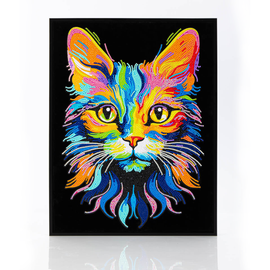 Diamond Dotz - Diamond Facet Art Kit - Neon Cat (35.5x45.7cm)