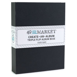 49 and Market - Create An Album - Triple Flip Album Base - Black