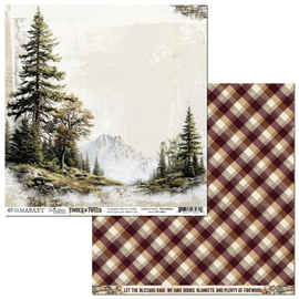 **Pre-Order** 49 and Market - Timber & Tweed - 12x12 Paper "Pine Needles" (ETA Mid Feb 26)
