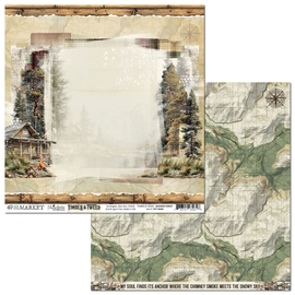 **Pre-Order** 49 and Market - Timber & Tweed - 12x12 Paper "Wooded Forest" (ETA Mid Feb 26)