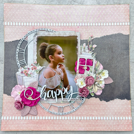 Happy Layout Kit by Michelle Van Oudtshoorn