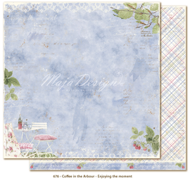 Maja Design - Coffee In The Arbour - 12x12 Paper "Enjoying The Moment"