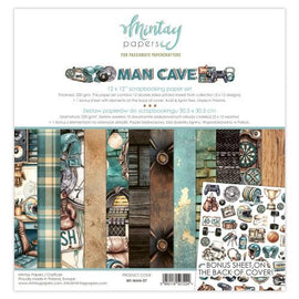 Mintay - Man Cave - 12x12 Paper Pack