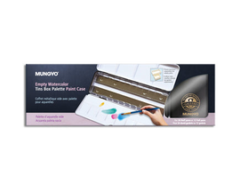 Mungyo - Empty Watercolour Palette Tin (24 Half/12 Full)