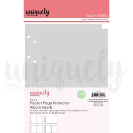 Uniquely Creative - 8"x10" D-Ring Album Inserts - Pack 4 (10pk