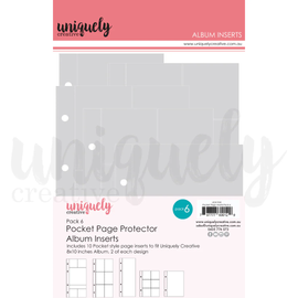 Uniquely Creative - 8"x10" D-Ring Album Inserts - Pack 6 (10pk)