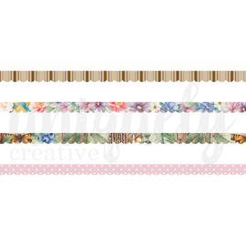 Uniquely Creative - Floral Archives / Botanical Chronicles - Botanical Scalloped Washi Tape Combo (15mm)