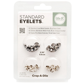 We R Memory Keepers - Standard Eyelets - Cool Metal