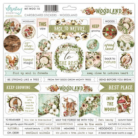 Mintay - Woodland - 12x12 Cardboard Stickers