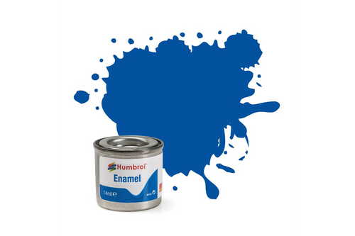 Humbrol - 14ml Enamel Paint - Gloss French Blue (#14)