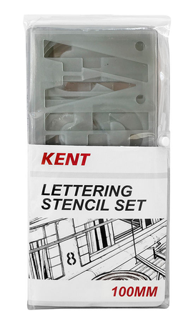 Kent - Lettering Stencil Set - 100mm