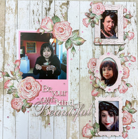 Be Your Own Kind Of Beautiful Single Layout by Juanita Patrick