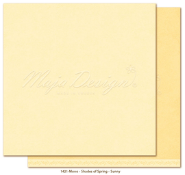 Maja Design - Monochromes - Shades Of Spring - 12x12 Paper "Sunny"