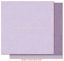 Maja Design - Monochromes - Shades Of Spring - 12x12 Paper "Violet"