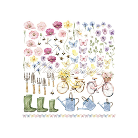 Maja Design - Spring Garden - 12x12 Paper "Fussy Cut Sheet"