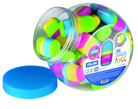 Milan - Capsule Mix Sharpener & Eraser
