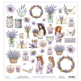 Mintay - 12x12 Elements (Cut Aparts) - Lavender Dream