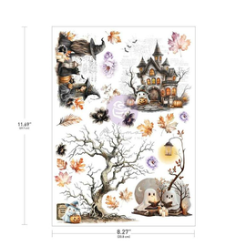 Prima Marketing - Bewitched - A4 Rub On Transfer Sheet