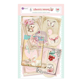 Prima Marketing - Cherry Sweet - Ephemera "Vintage Cabinet Cards" (38 Pieces)