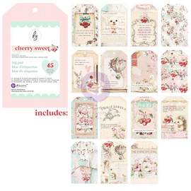 Prima Marketing - Cherry Sweet - Tag Pad (45 Sheets)