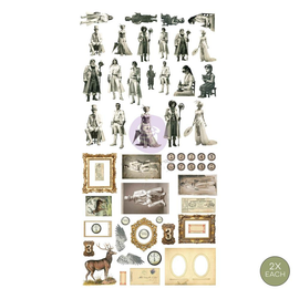 Prima Marketing - Finnabair - Ephemera "Steam and Frost" (112pcs)