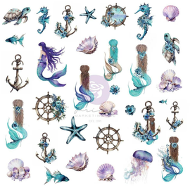 Prima Marketing - A Mermaids Tale - Ephemera "Mermaid's Treasures" (66pcs)