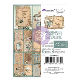 Prima Marketing - The Home Baker - Journaling Notecards 3x4in